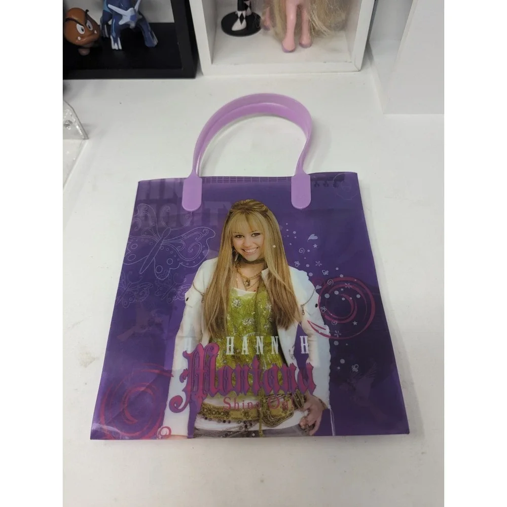Vintage Y2k Hannah Montana Plastic Gift Bag
